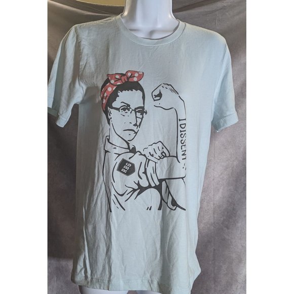 RGB I Dissent Rosie The Riveter Shirt - Picture 1 of 4